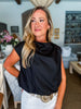 Practically Perfect Bubble Top-Black