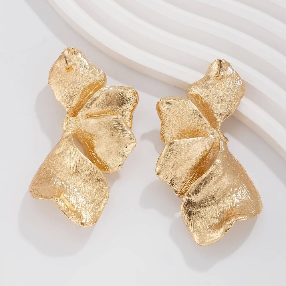 Abstract Flower Earrings