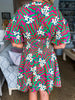 Mayan Flower Mini Dress