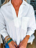 Must Have Long Sleeve Top-Off White