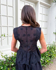 Lady Luck Embroidered Peplum Top