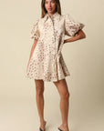 Evie Puff Sleeve Mini Dress