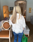 Honeysuckle Fields Eyelet Lace Top