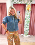 Darling Denim Puff Sleeve Jacket