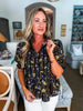 Petals And Pinot Peplum Top