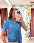 Bright Side Midi Dress-Sapphire
