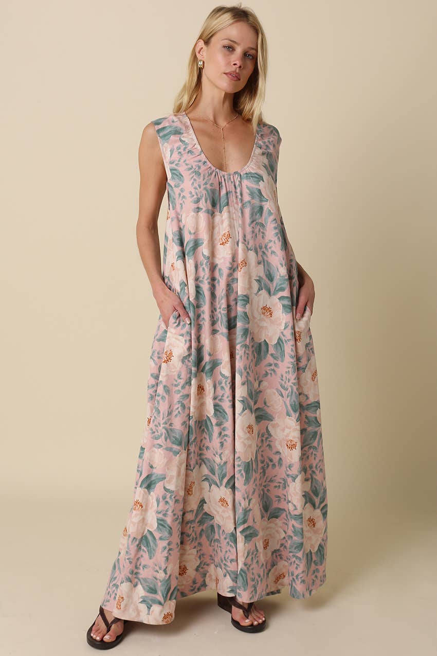 Edith Floral Maxi Dress
