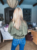 City Sights Zipup Top- Olive