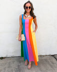 Rainbow Skies Maxi Dress