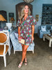 Mayan Flower Mini Dress