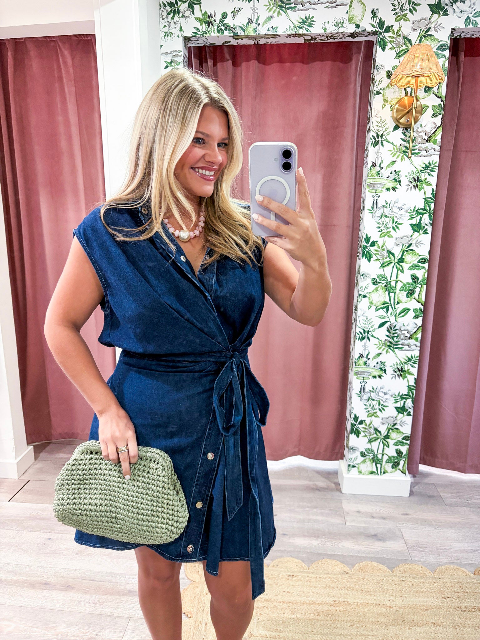 Downtown Denim Mini Dress