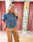 Darling Denim Puff Sleeve Jacket
