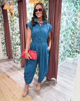 Palm Coast Denim Jumpsuit