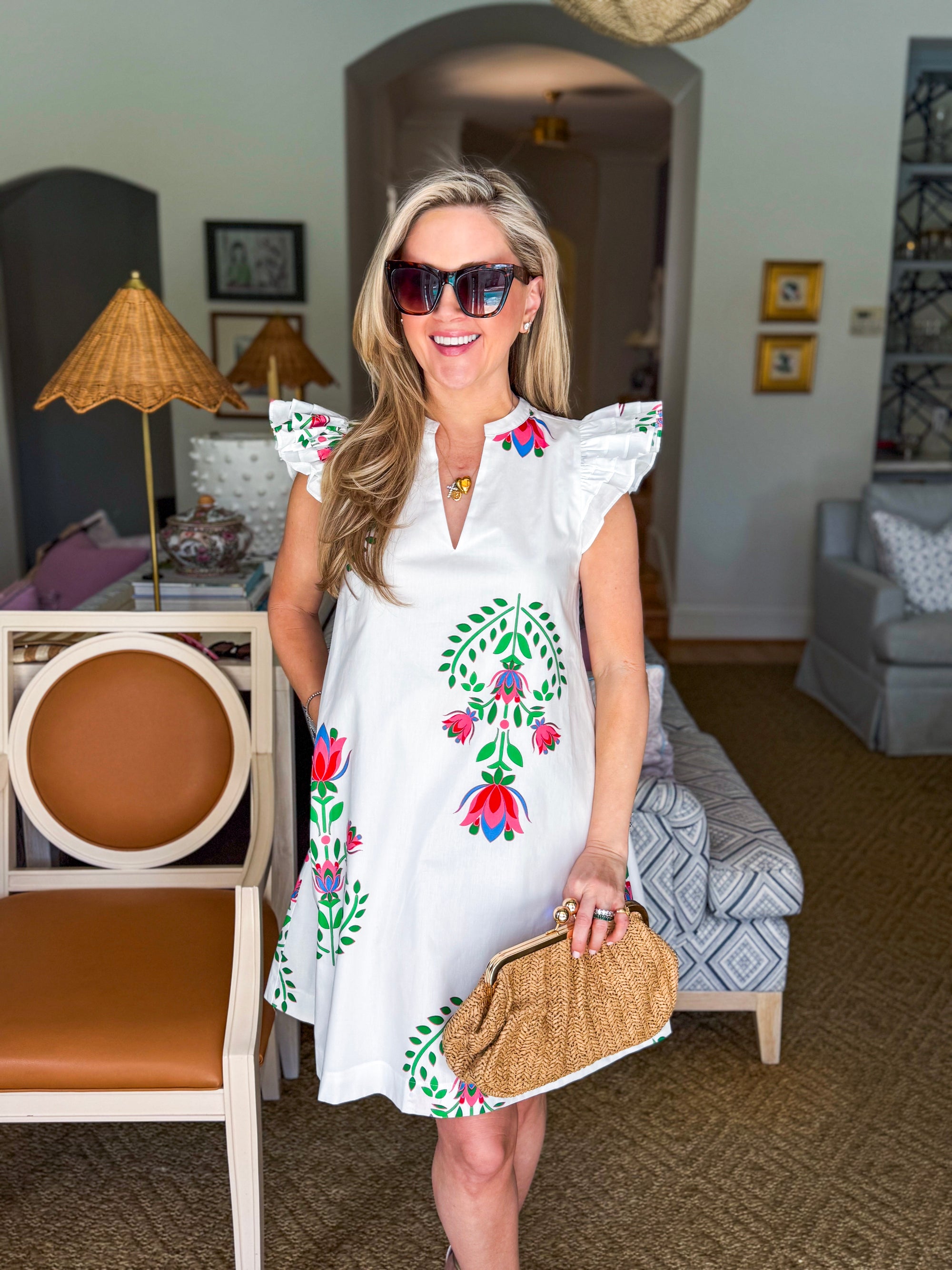 Saury Floral Mini Dress