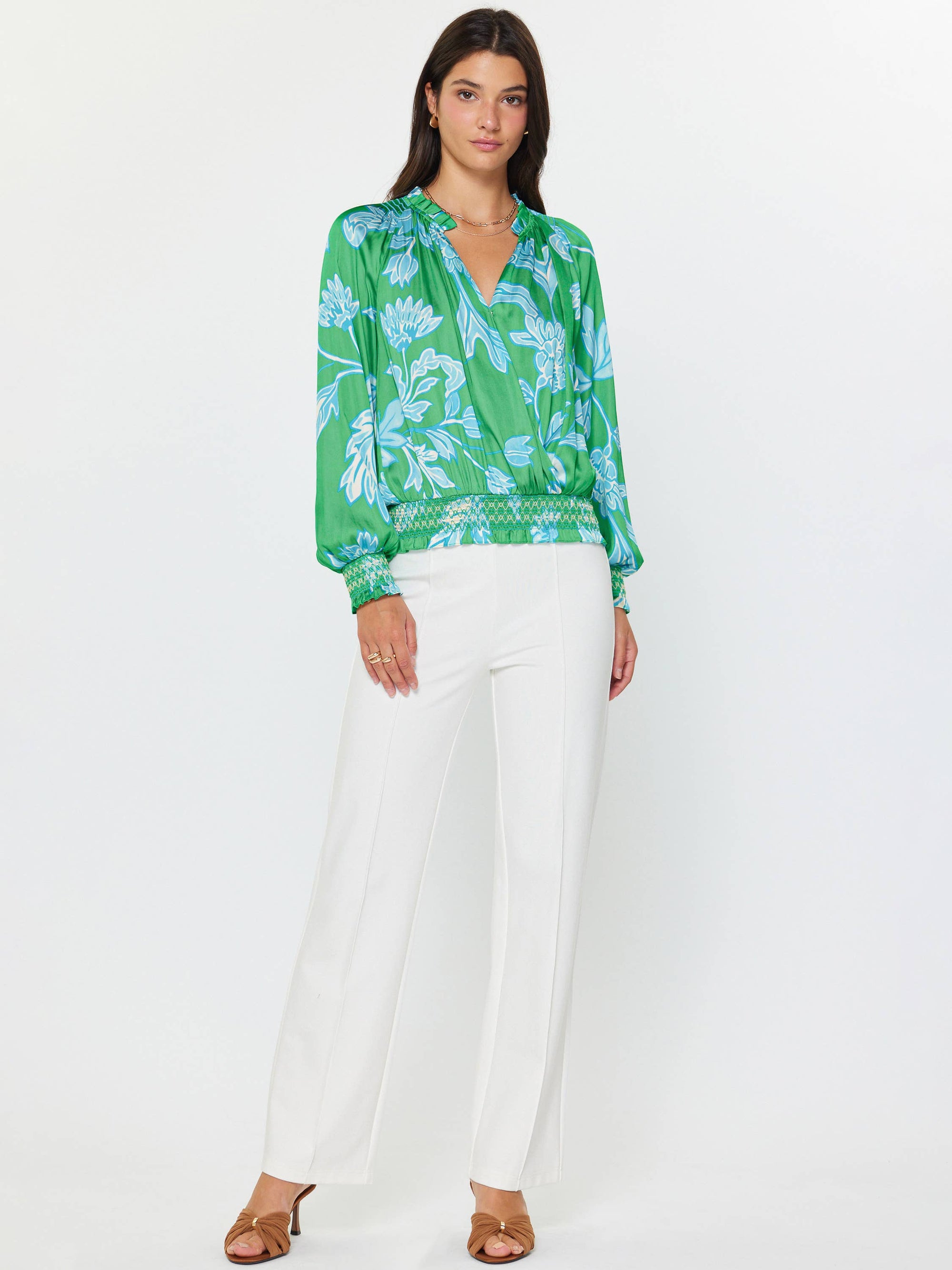 Vibrant Spring Floral Top