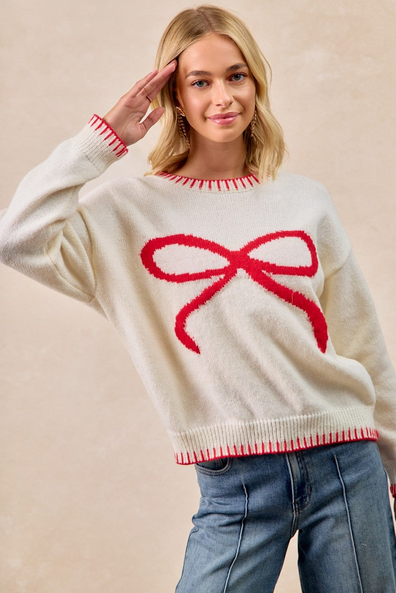Ribbon and Bows Sweater
