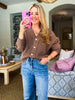 Cafe Cuddles Knit Cardigan-Mocha