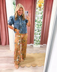 Floral Retreat Wide Leg Pants