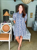 Loving Gaze Mini Dress-Midnight