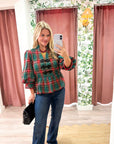 Yuletide Belle Peplum Top