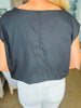 Practically Perfect Bubble Top-Black