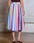 Pastel Picnic Midi Skirt