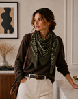Western Trail Square Bandana-Cafe