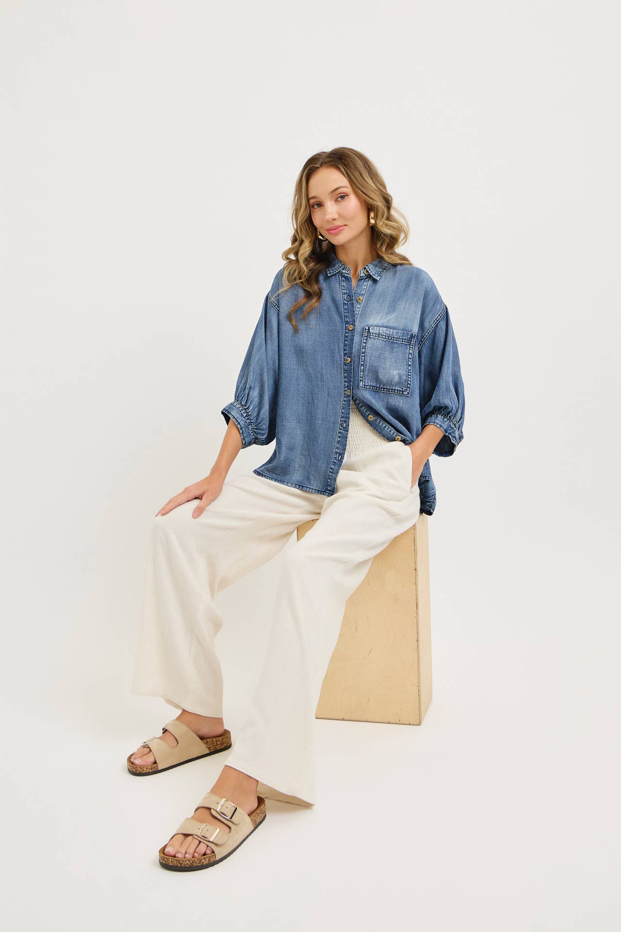 Island Air Wide Leg Pants
