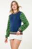 Sporty Chic Colorblock Sweater