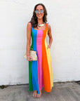 Rainbow Skies Maxi Dress