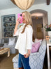 Sweet and Soft Pull Over Sweater-Cream