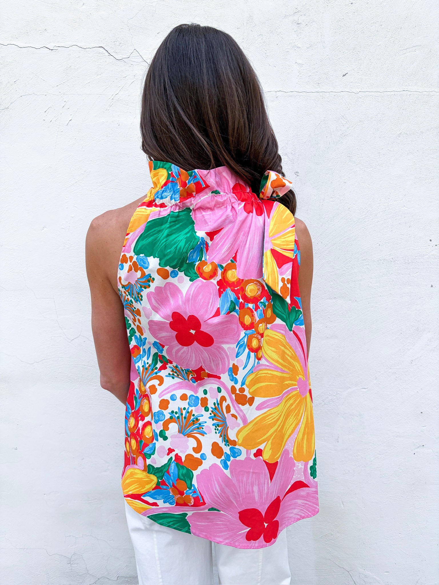 Gardenscape Ruffle Top