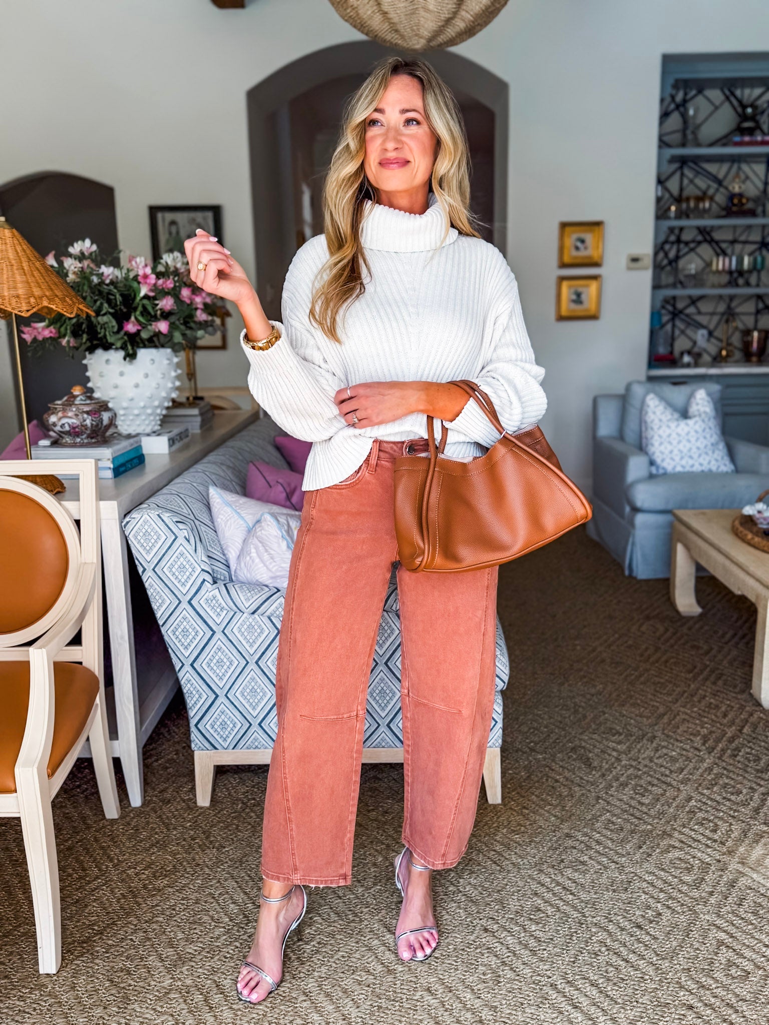 Twist and Turn Barrel Jeans