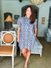 Loving Gaze Mini Dress-Midnight