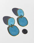Liora Statement Earrings-Blue
