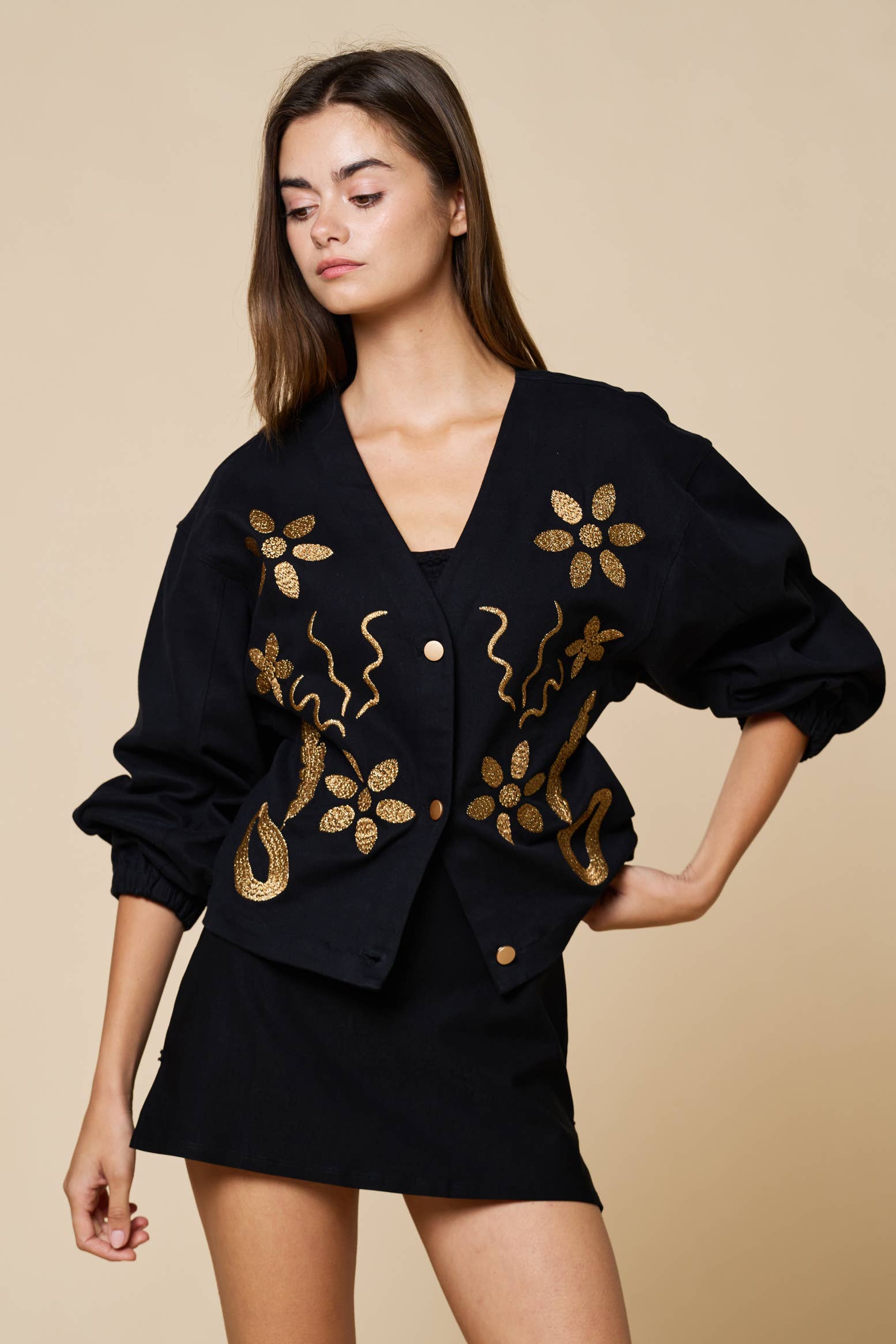 Western Luxe Embroidered Top