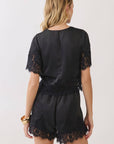 Soft Romance Satin Top