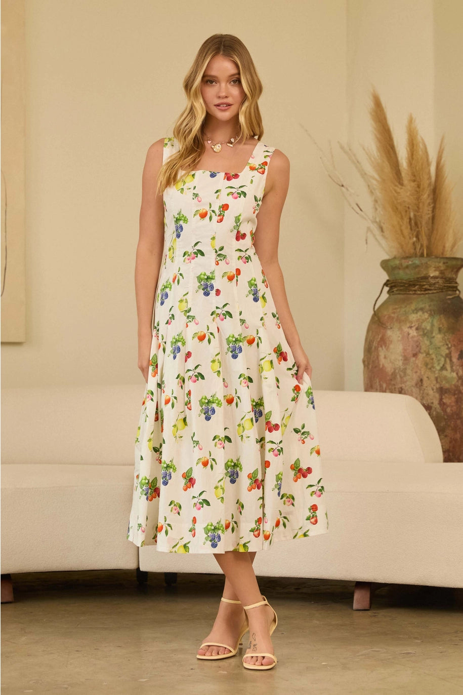 Picnic Party Midi Dress