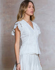 Sweet Romance Peplum Top