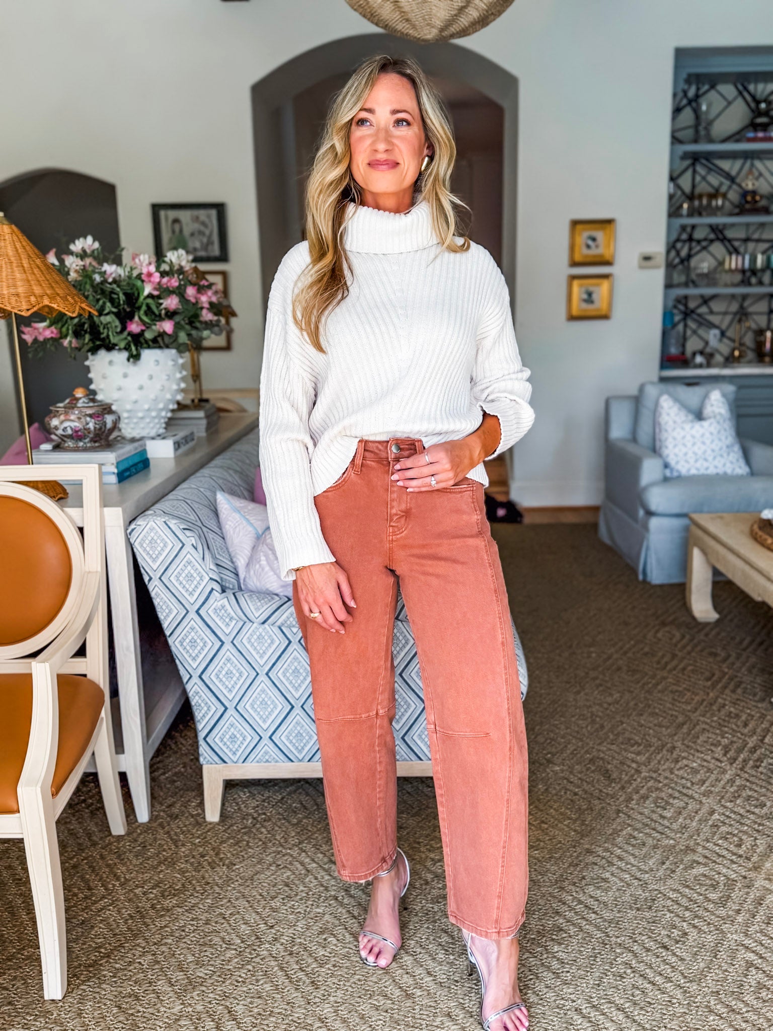 Twist and Turn Barrel Jeans