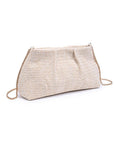 Breeze Woven Clutch-Coral