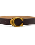 Retro U-Buckle Belt-Khaki