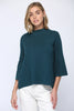 Sweet and Soft Pull Over Sweater-Teal Green
