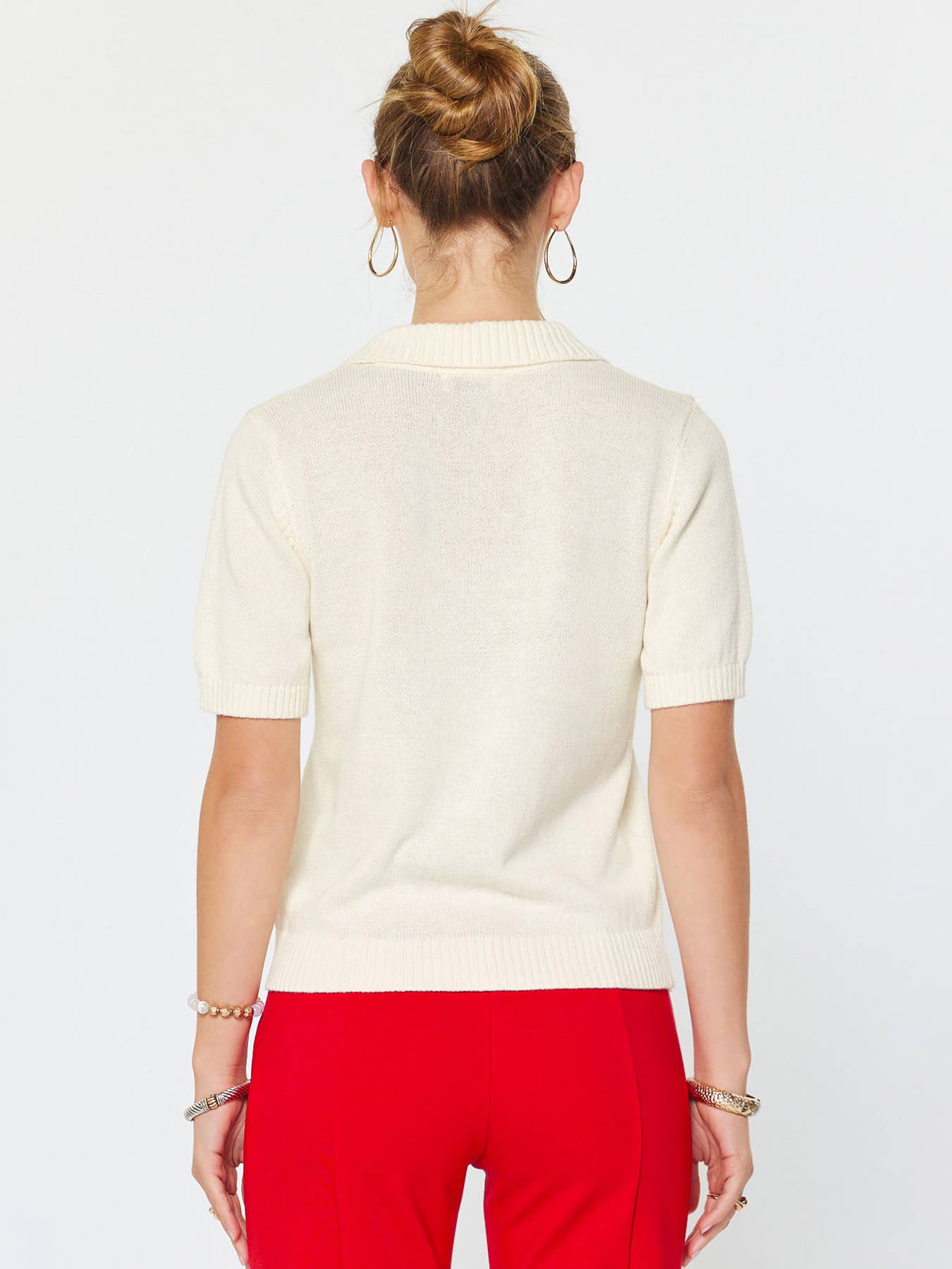 Nautical Moments Embroidered Knit Top