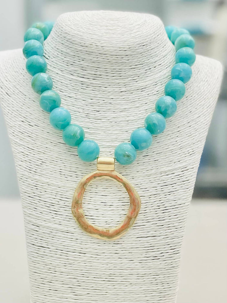 Rodeo Edit Necklace-Turquoise