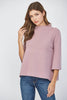 Sweet and Soft Pull Over Sweater-Dusty Mauve
