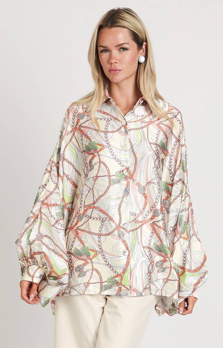 Equestrian Chain Dolman Top