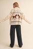 Horse Knit Sweater-Ivory