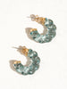 Braided Acrylic Hoop-Blue