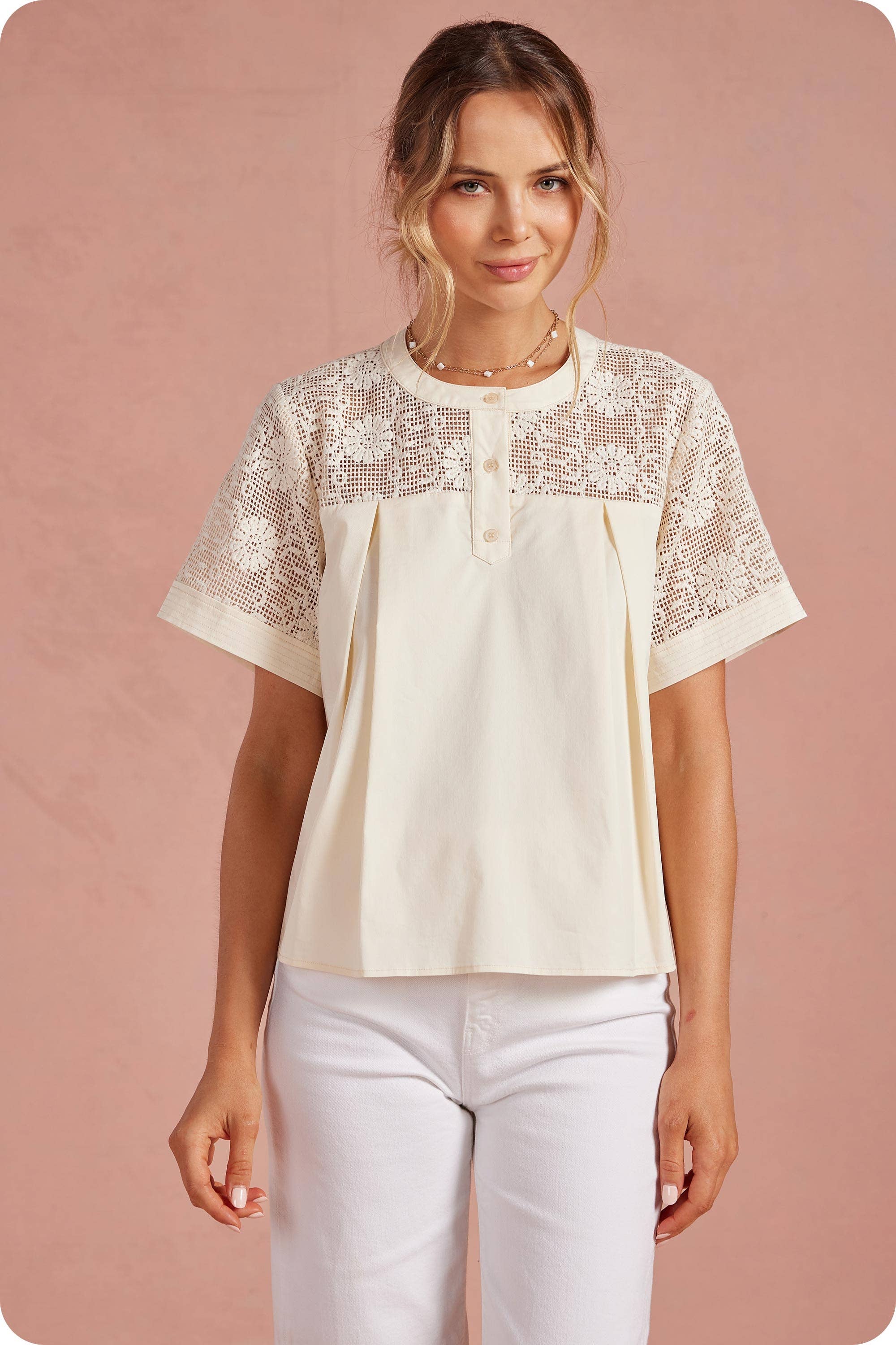 Soft Serenity Top-Cream